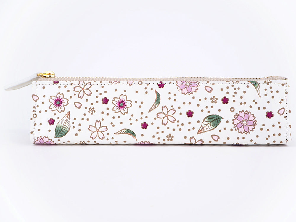 Falling Cherry Blossoms Pen Case