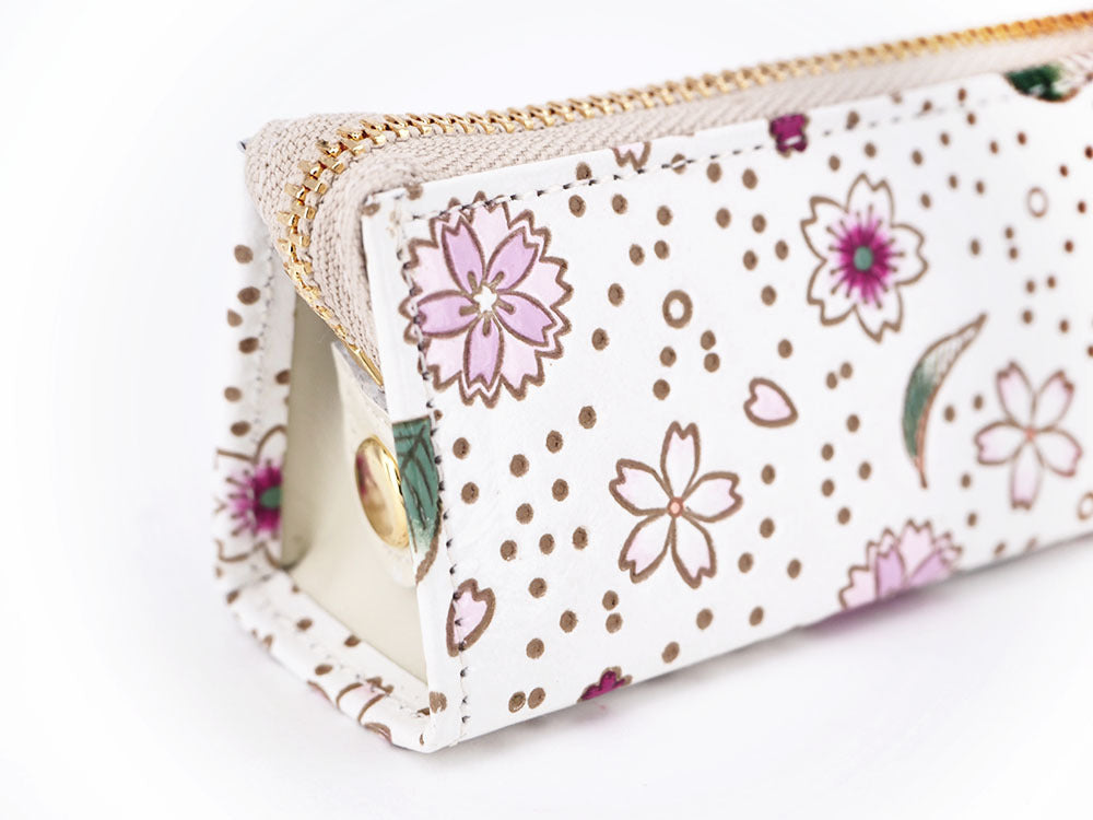 Falling Cherry Blossoms Pen Case