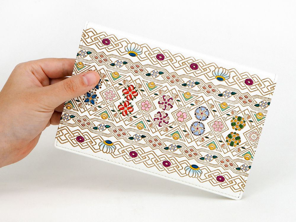 HANABISHI - Traditional Flower Patterns Passport Case