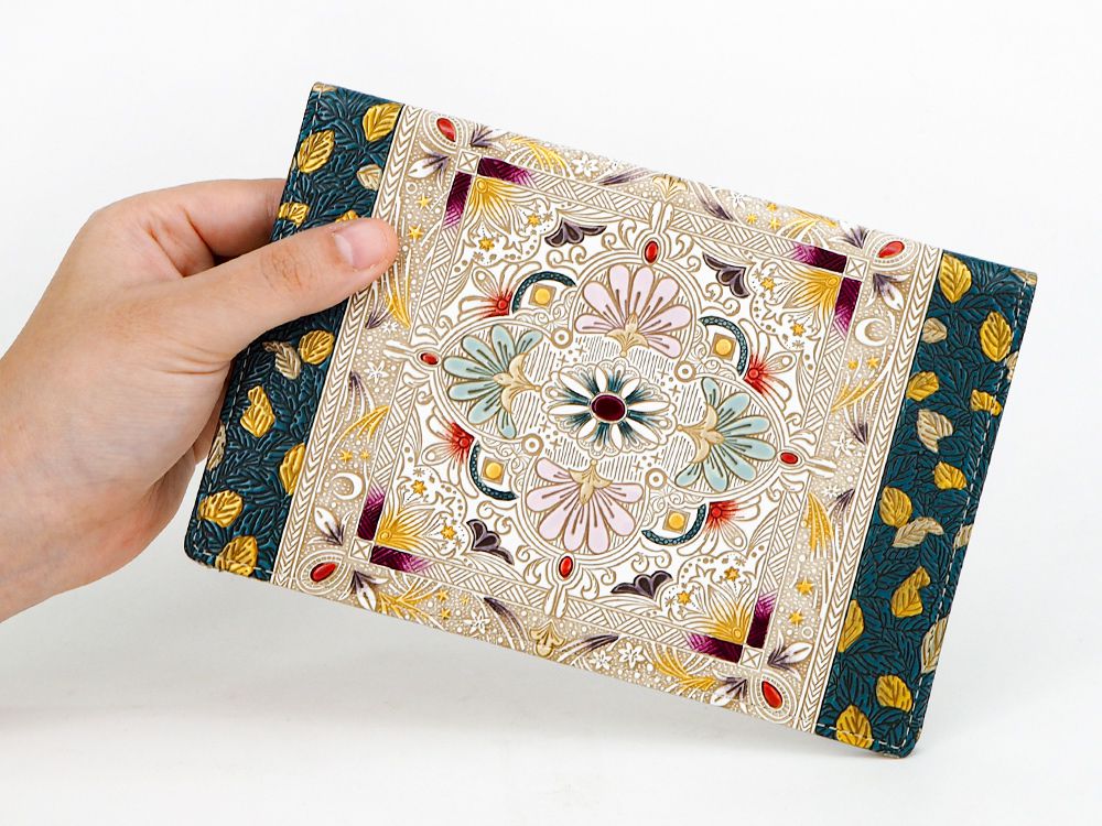 Golden Tapestry Passport Case