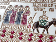 Egyptian Design (#6) Zippered Long Wallet