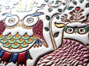 Owls Zippered Bi-fold Wallet