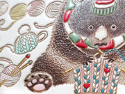 Knitting Bear GAMAGUCHI Small Clasp Purse