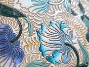 North Garden (Turquoise) Zippered Bi-fold Wallet