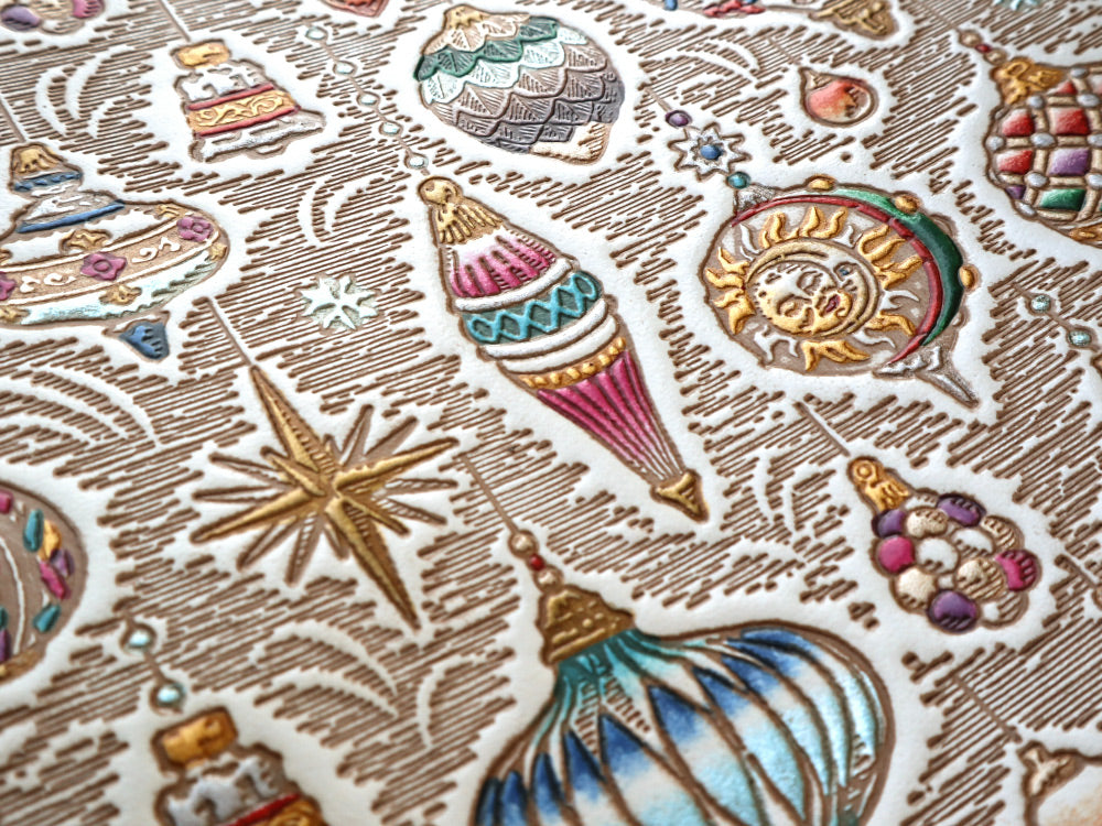 Christmas Ornaments Double Sided Business Card Case