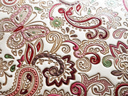 Paisley (Ruby) Double Sided Business Card Case