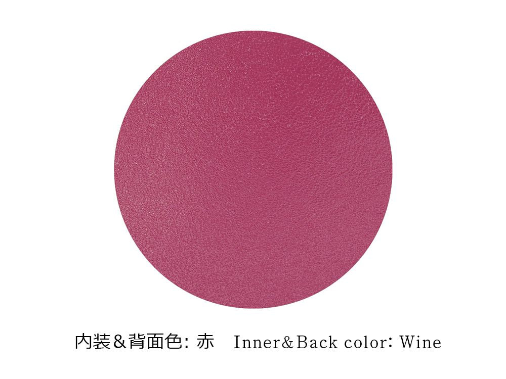 RANGIKU - Firework Chrysanthemums (Wine&Pink) Business Card Case